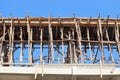 Wood formwork for supporting concrete structures and support systems