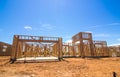 Wood Framing On New Home Construction Royalty Free Stock Photo