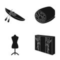 Wood, furniture, sport and other web icon in black style.atelier, cabinet, design, icons in set collection.