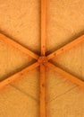 Wood gazebo roof detail