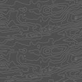 Wood grain black texture. Seamless wooden pattern. Abstract line background. Tree fiber vector Royalty Free Stock Photo