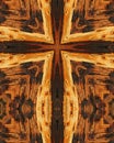 Wood grain cross 9