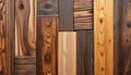 Wood grain pattern background vertical board irregular cut