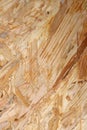 Wood grain stripes in abstract flakeboard background Royalty Free Stock Photo