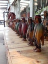 Wood Handicraft of Mapuche People in Pueblito de Los Dominicos, Metropolitan Region of Santiago