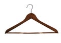 Wood hanger Royalty Free Stock Photo