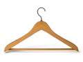 Wood hanger on the background Royalty Free Stock Photo