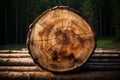 Wood industry essence large circular wood piece for furniture manufacturing