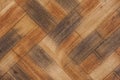 Wood inlay diagonal pattern Royalty Free Stock Photo