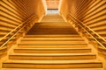 Wood interior stairs