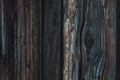 Wood knot on worn wooden plank, selective focus Royalty Free Stock Photo