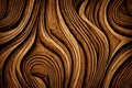 Wood larch texture of cut tree trunk, close-up. Wooden pattern Royalty Free Stock Photo