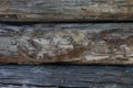 Wood Log Texture Background with Shade. Royalty Free Stock Photo