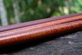 Wood logs round lath of Burma padauk