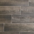 Wood look porcelain tile texutre in charcoal