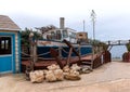 Wood made, fishing boat - Popeye Village, Malta