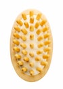 Wood massage brush