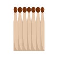 Wood matches icon, flat style Royalty Free Stock Photo