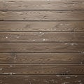 Wood is medium brown with visible grain patterns and knots, consiste Royalty Free Stock Photo