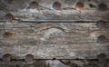 Wood with metal texture background. Royalty Free Stock Photo