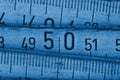 Wood meter close up Royalty Free Stock Photo