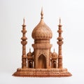 Meticulously Detailed 3d Printed Wood Mosque Image In Santa Cruz, Argentina Royalty Free Stock Photo