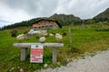 Mountain shelter on Wilder Kaiser, Tirol, Austria