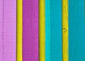 Wood in multi color