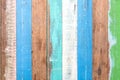 Wood multi color textured. Royalty Free Stock Photo