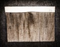 Wood notice board Royalty Free Stock Photo