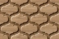 Wood oak 3d tiles texture elements. Material wood oak. High quality seamless realistic texture. Royalty Free Stock Photo