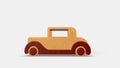 Wood old toy car Royalty Free Stock Photo