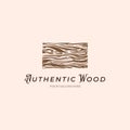 Wood Parquet Floor Vector Illustration Logo Design