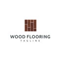 wood parquet flooring vinyl hardwood granite tile logo vector icon illustration