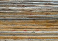 Wood pattern horizontal lines plywood edge texture background Royalty Free Stock Photo
