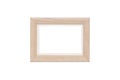 Wood picture frame with passepartout