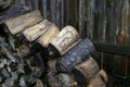 Wood pile Royalty Free Stock Photo