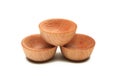 Wood Pinch Bowls