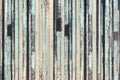 Wood plank brown and green texture background vintage wood background in old blue scratched color Royalty Free Stock Photo