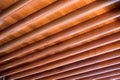 Wood plank construction pattern on roofing house Royalty Free Stock Photo
