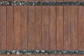 Wood plank with rusty steel metal for texture or background. Royalty Free Stock Photo