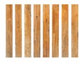 Wood plank weathered damaged set