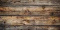 Wood planks texture background, dark rough wooden wall of old barn, generative AI Royalty Free Stock Photo