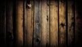 Wood planks texture background, dark rough wooden wall of old barn, generative AI Royalty Free Stock Photo