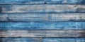 Wood planks texture background, old blue vintage wooden wall, generative AI Royalty Free Stock Photo