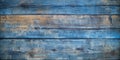 Wood planks texture background, old blue wooden wall in barn, generative AI