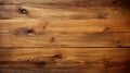 Wood planks texture background, varnished brown wooden boards. Top view of table, knotted surface with natural pattern. Theme of