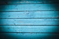 Wood planks texture, vintage old look blue background Royalty Free Stock Photo