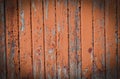 Wood planks texture, vintage old look orange background Royalty Free Stock Photo