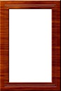 Wood portrait frame